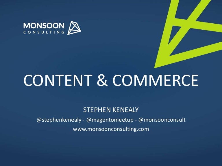 monsoon checkout presentation slideshare