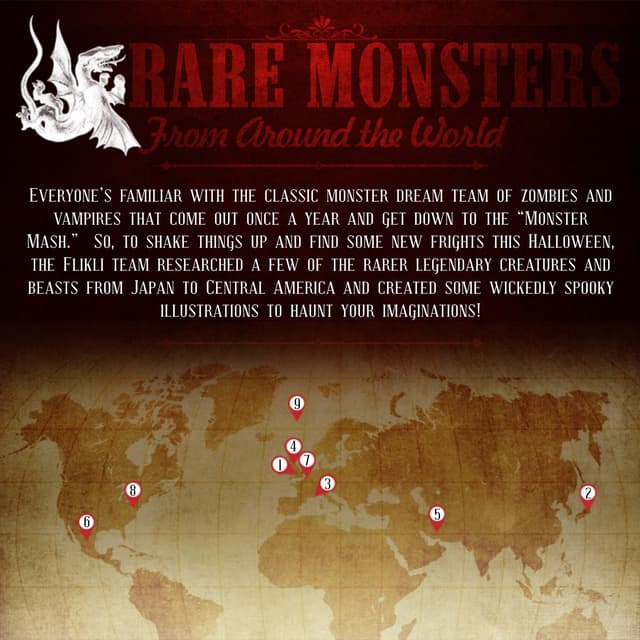 Flikli's Rare Monsters from Around The World
