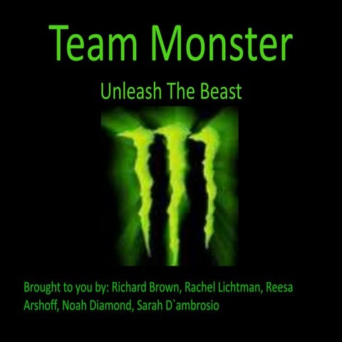 Monster Presentation | PPTX