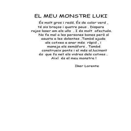 Monstres. iker