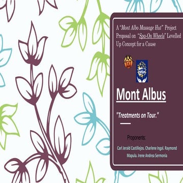 Mont Albo Bus - Mont Albus - Mont Albo Massage Hut Proposal