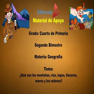 Montañas y llanuras, rios