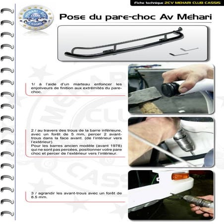 Montage Hayon 2cv 2cv Mehari Club Cassis PDF