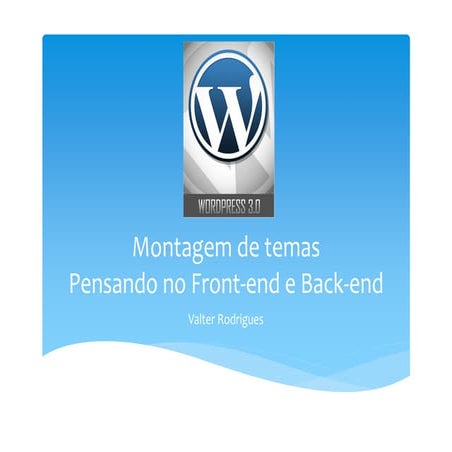 Wordpress - Montagem de temas
