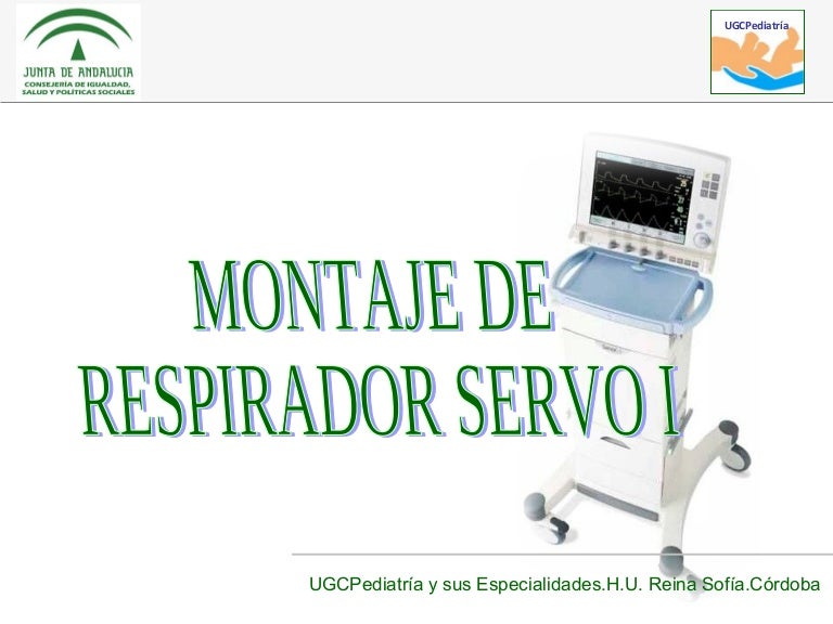 Montaje de respirador Servoi