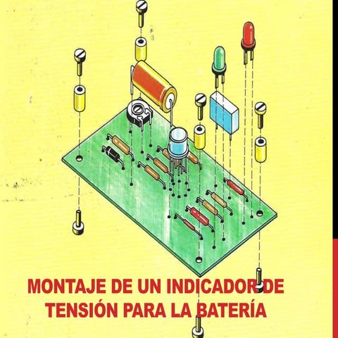 Montaje de un indicador de la tensión de la bateria