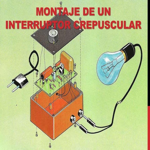 Montaje de un interruptor crepuscular