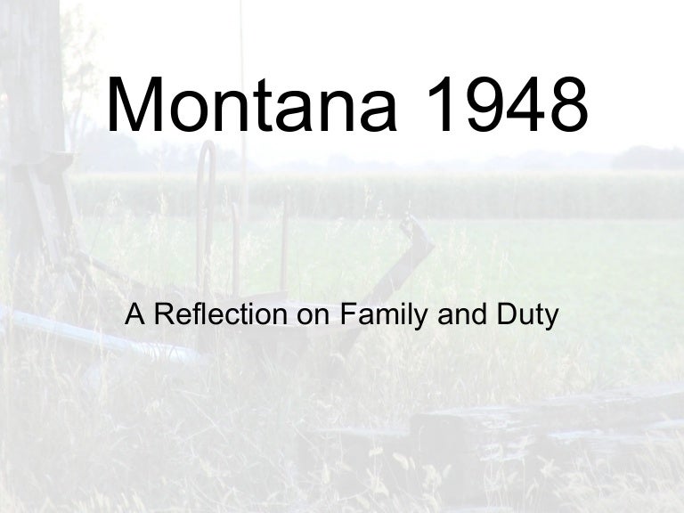 Montana 1948