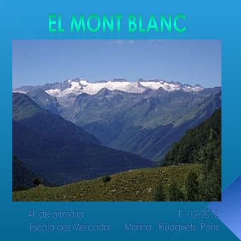 Mont blanc