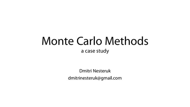 Monte Carlo C++