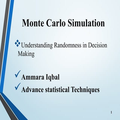 Monte Carlo Simulation: Understanding Randomness and Enhancing Decision ...