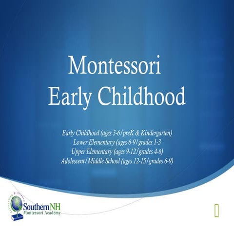 Montessori early childhood 13