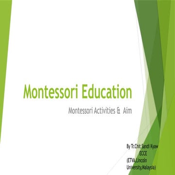 Montessori Presentation | PPTX