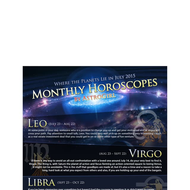 Love Scopes for 12 Signs of Zodiac for the Month of April | PDF