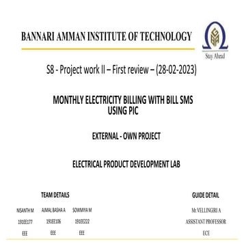MONTHLY ELECTRICITY BILLING WITH BILL SMS USING PIC.pptx