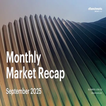 Monthly Recap - September 2025 finance report | PDF