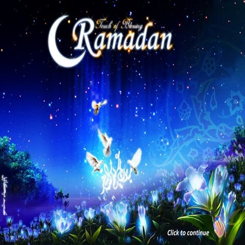 Month of Ramadan. (Nikos)