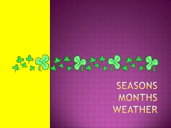 Months | PPTX