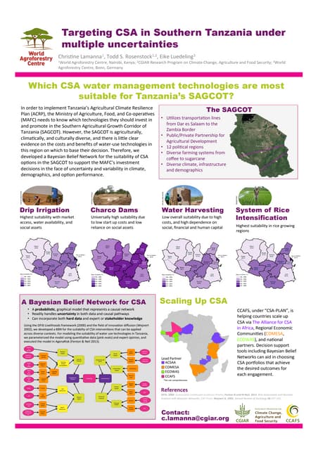Targeting CSA in S. Tanzania