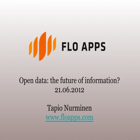 Open Data: The Future of Information?