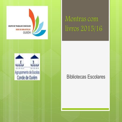 Montras com livros 2015