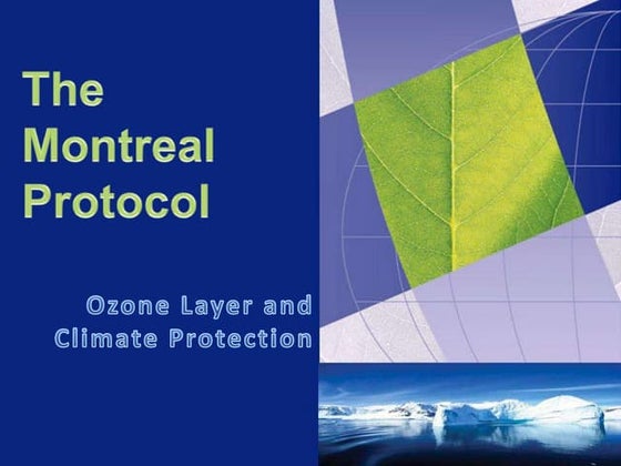 About the Montreal Protocol | PPT
