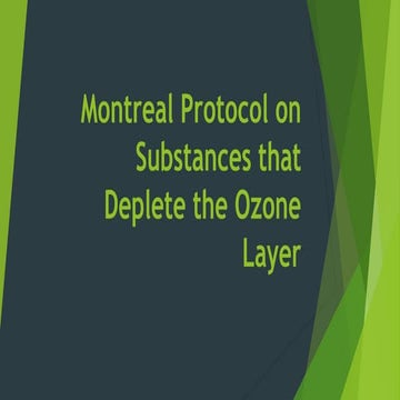 About the Montreal Protocol