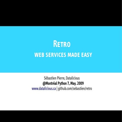 Retro - Web Services Made Easy