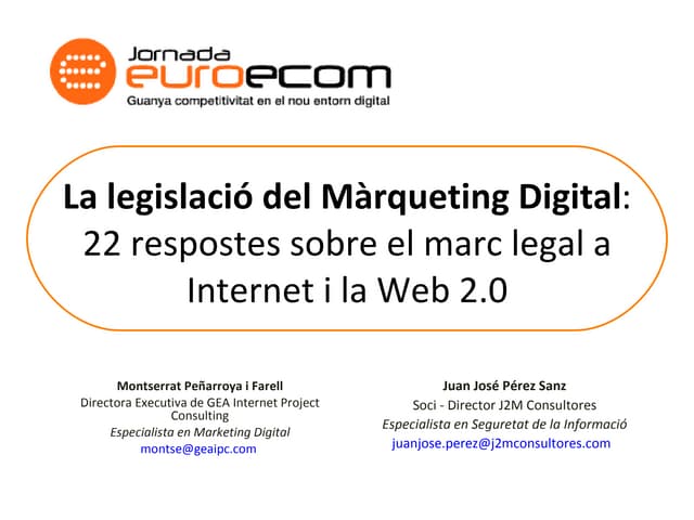 La legislació del màrqueting digita...