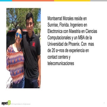 Cuando hablar no es suficiente... el autoservicio es la solución. Montserrat ...