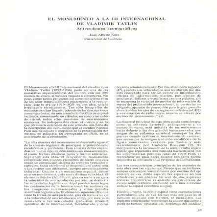 Monumento a la iii internacional de vladimir tatlin