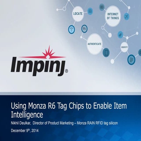 Webinar: Using Monza R6 to Enable Item Intelligence | PDF