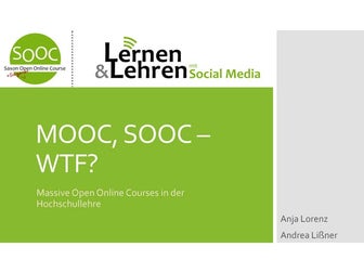 MOOC, SOOC – WTF