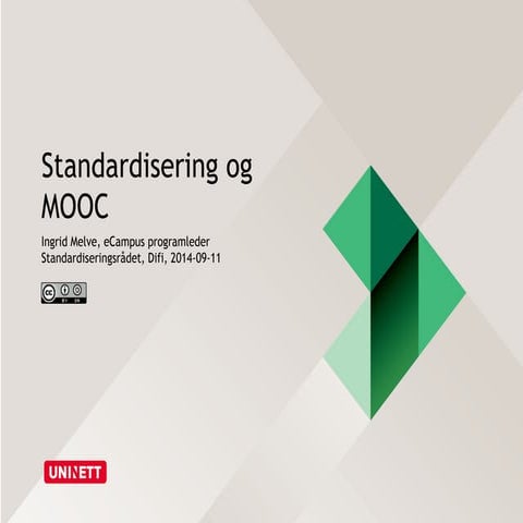 Standardisering og MOOC