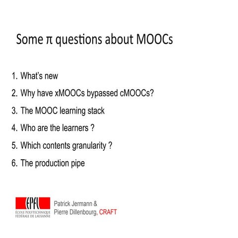 Mooc factoryminute