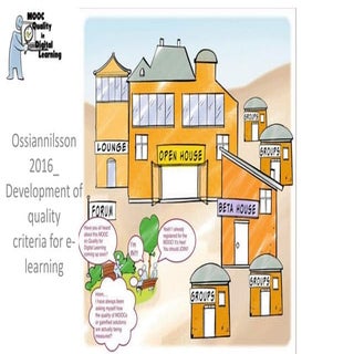 MOOC quality in digital learning 2016