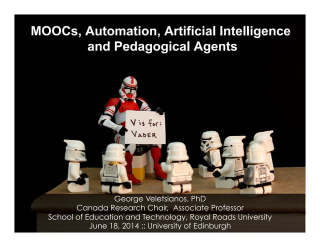 MOOCs, Automation, Artificial Intelligence and Pedagogical Agents