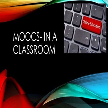Mooc s  in a classroom