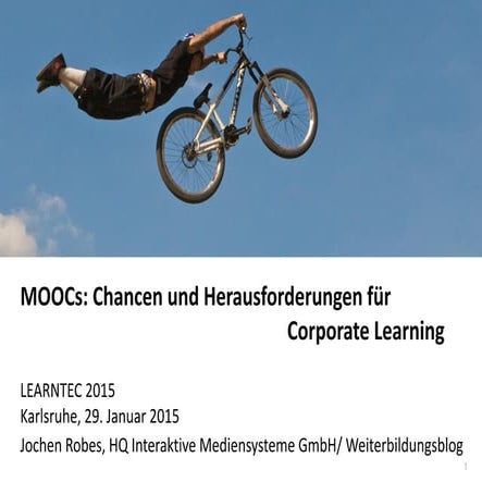 MOOCs: Chancen und Herausforderungen für Corporate Learning 