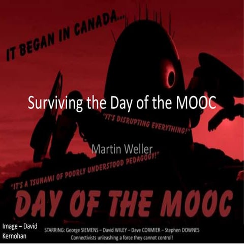 Surviving the Day of the MOOCs