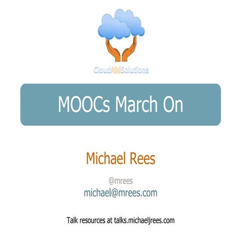 MOOCs march on