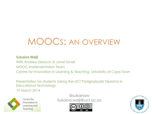 MOOCs overview