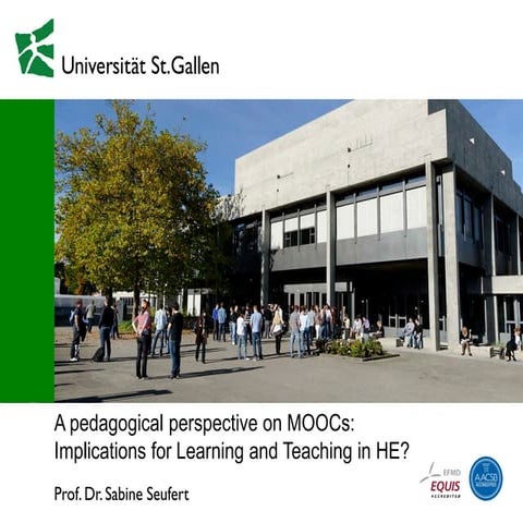 A pedagogical perspective on MOOCs: What are the implications for learning an...