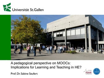 A pedagogical perspective on MOOCs: What are the implications for learning an...
