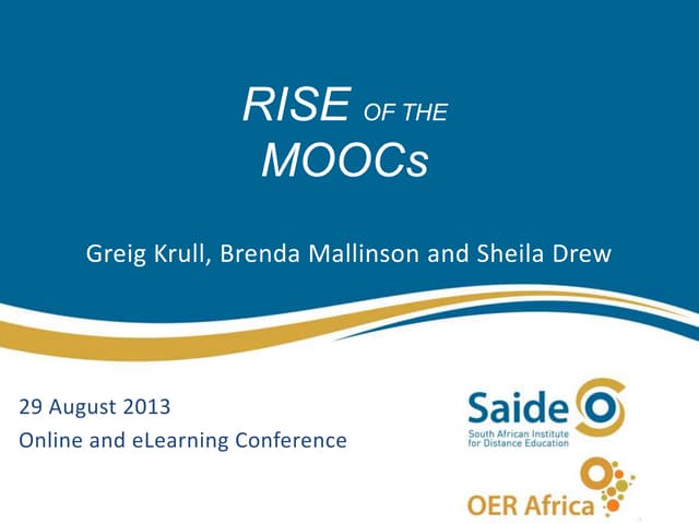 The Rise of MOOCs