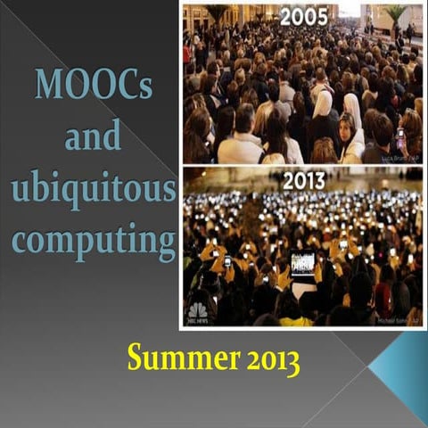MOOCs and ubiquitous computing