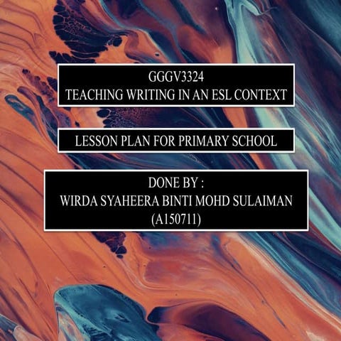 LESSON PLAN - A150711