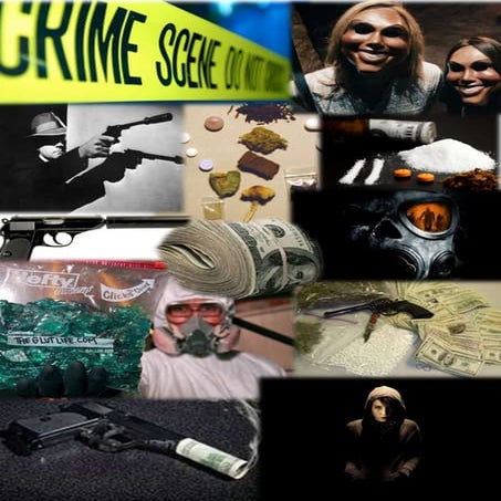 Mood Board for Crime Thriller