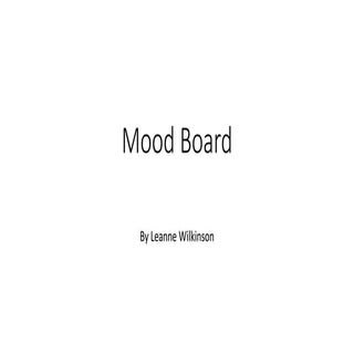 Mood board