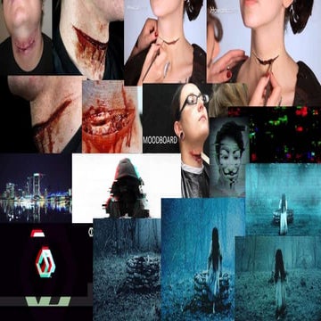 Mood board for media movie